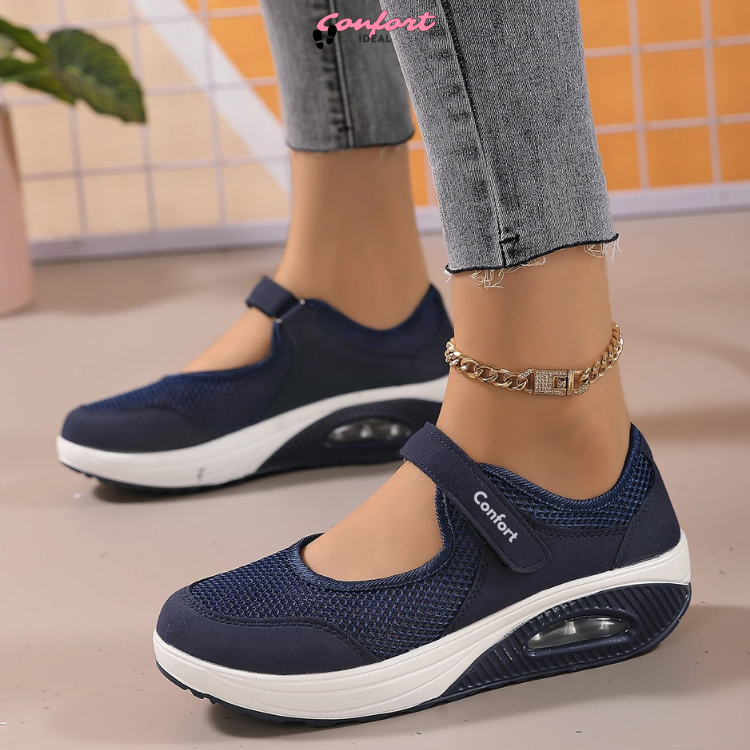 Confort-Ideal®Zapatos velcro cómodos y antideslizantes para mujer