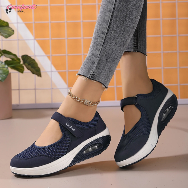 Confort-Ideal®Zapatos velcro cómodos y antideslizantes para mujer