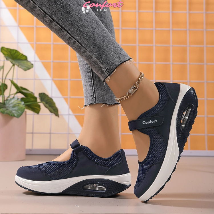 Confort-Ideal®Zapatos velcro cómodos y antideslizantes para mujer