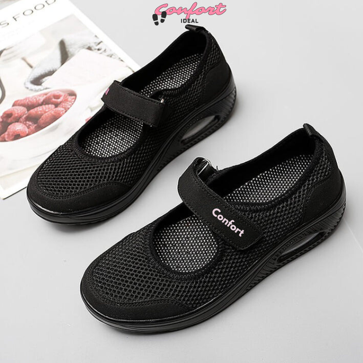 Confort-Ideal®Zapatos velcro cómodos y antideslizantes para mujer