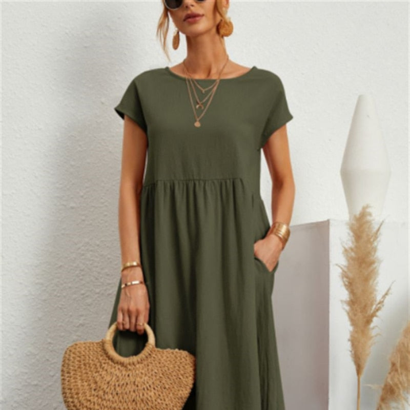 IRINA - Vestido estilo boho + REGALO bolso y bisuteria